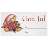 Presentetikett Julmotiv